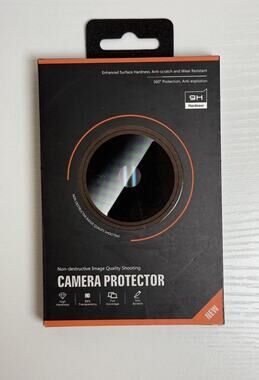 Camera Lens Protector Cover for iPhone 16 Pro / iPhone 16 Pro Max Black 9H | New
